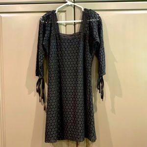 Solitaire women’s black dress - size medium.